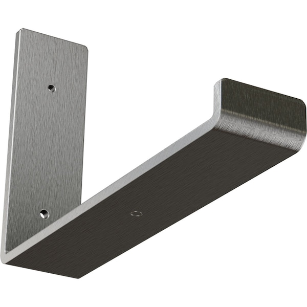 Ekena Millwork Steel Hanging Shelf Bracket, Stainless Steel 2"W x 10"D x 6 1/2"H BKTM02X10X06HSSS - main